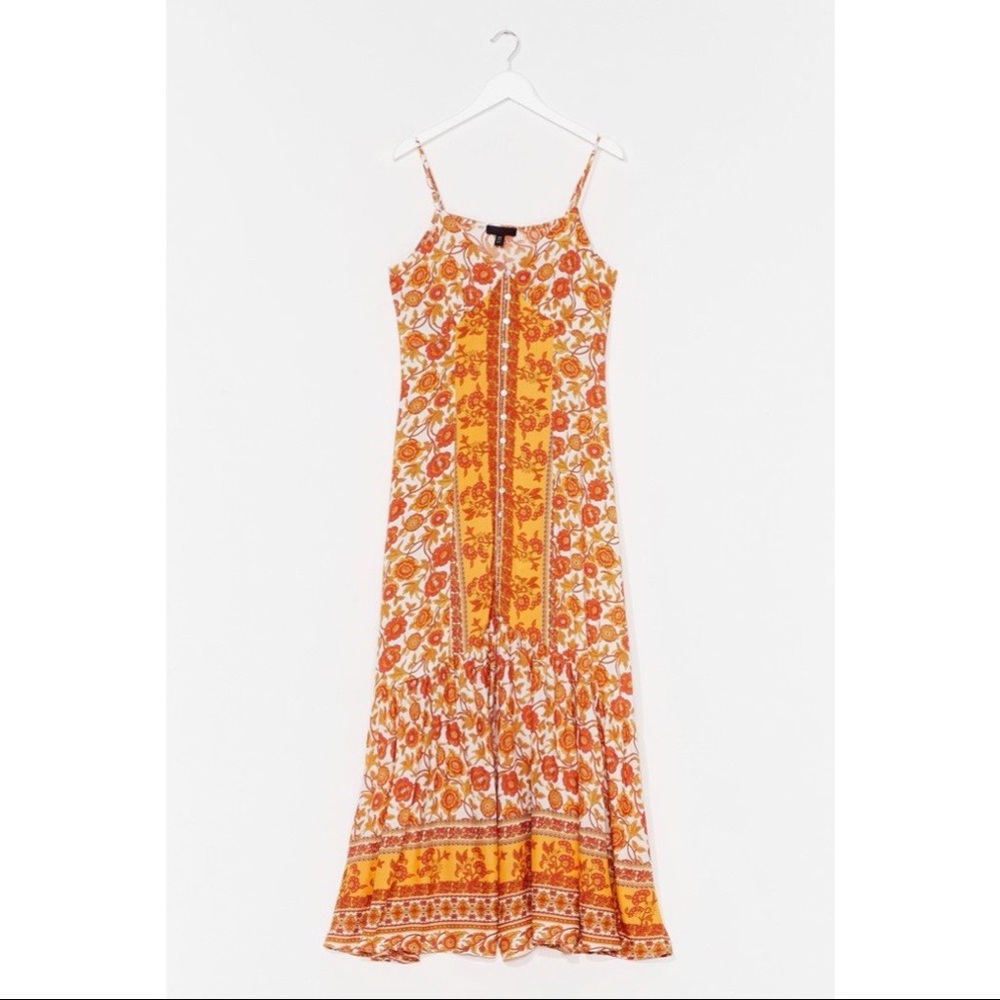 Meadow profile floral maxi dress